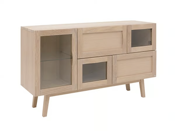 RAINBOW 665BL - Ash sideboard with doors by Hans K - view 2